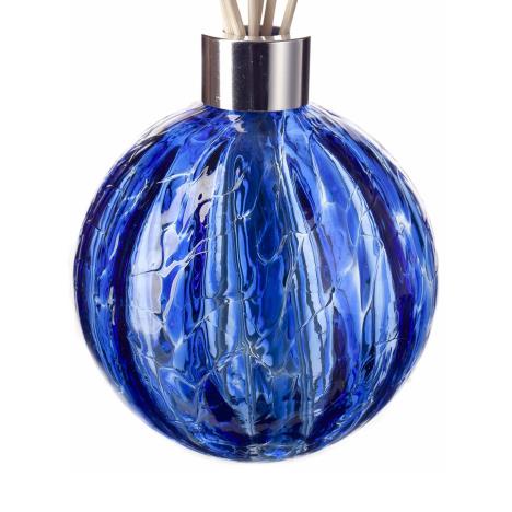 Amelia Art Glass Blue Sphere Optic Reed Diffuser Extra Image 1 Preview